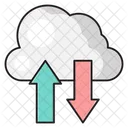 Cloud Upload Download  Icon