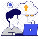 Cloud Upload Data Upload Online Uploading Icon