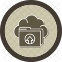Cloud Upload Remote Working Cloud Computing Icon