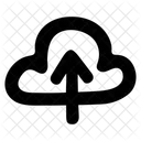 Cloud Upload Hand Drawn Sketch Icon