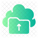 Cloud-Upload-Ordner  Symbol