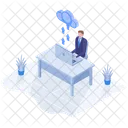 Cloud Computing Cloud Storage Cloud Technology Icon