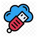 Usb Drive Cloud Icon