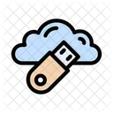Usb Cloud Storage Icon