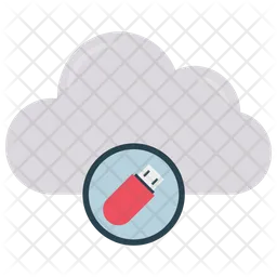 Cloud Usb  Icon