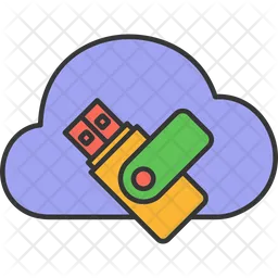 Cloud USB  Icon