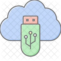 Cloud usb  Icon