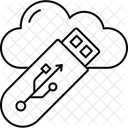 Usb Cloud Storage Storage Icon