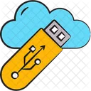 Usb Cloud Storage Storage Icon