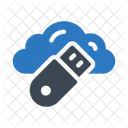 Cloud Usb  Icon