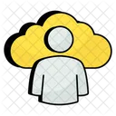 Cloud User  Icon