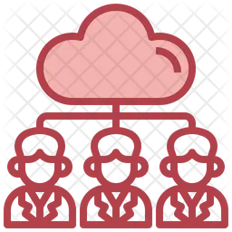 Cloud User  Icon