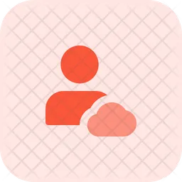 Cloud User  Icon