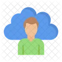 Cloud User Account Icon