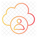 Cloud User User Cloud Computing Icon