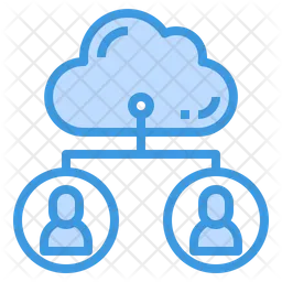 Cloud user storage  Icon