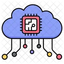 Cloud-Verarbeitung  Symbol