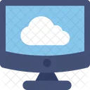 Cloud Verbindung Monitor Symbol