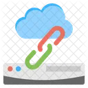 Cloud Basiert Server Symbol