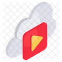 Cloud Video Online Video Video Streaming Icon