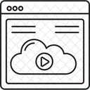 Cloud Video Cloud Media Video Icon