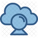 Cloud Video Cloud Computing Live Chat Icon