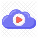Cloud Media Cloud Video Cloud Movie Icon