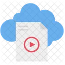 Cloud Video Cloud Multimedia Cloud Media Icon