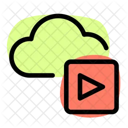 Cloud Video  Icon