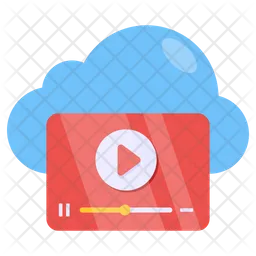 Cloud Video  Icon