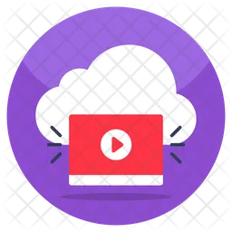 Cloud Video  Icon