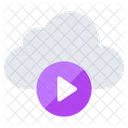 Cloud Video Cloud Media Cloud Multimedia Icon