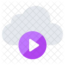 Cloud Video  Icon