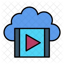 Cloud Video  Icon