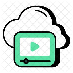 Cloud Video  Icon