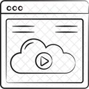 Cloud Video Cloud Media Video Icon