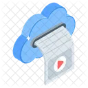 Cloud video  Icon