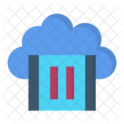 Cloud Video Pause  Icon