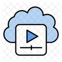 Cloud Videos  Icon