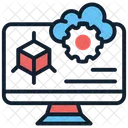 Cloud Virtual Machine  Icon