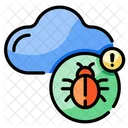 Cloud Virus Icon