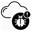 Cloud Virus Cloud Bug Bug Icon