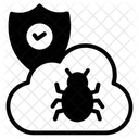 Cloud Virus Cloud Malware Virus Protection Icon