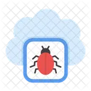 Cloud Malware Cloud Bug Cloud Icon