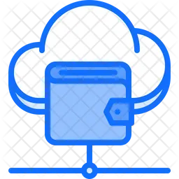 Cloud Wallet  Icon