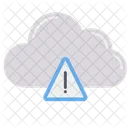 Cloud Warning Cloud Error Warning Icon