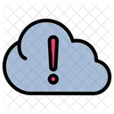 Cloud Warning Cloud Cloud Error Icon
