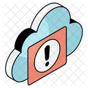 Cloud Warning Cloud Error Cloud Exclamation Icon