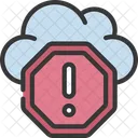Cloud Warning  Icon