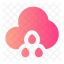 Cloud Waterdrops  Icon